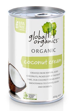 Global Organics Coconut Cream Organic 400g