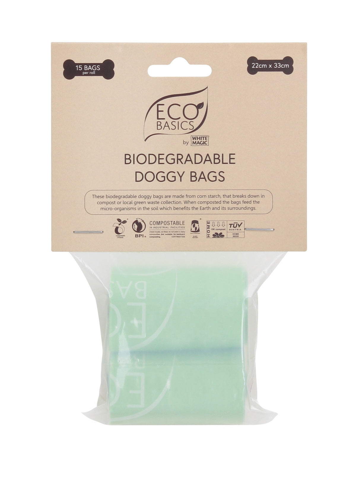 White Magic Eco Basics Bio Doggy Bags 22 x 33L