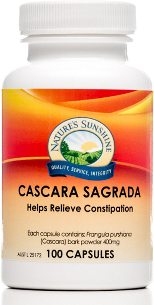 Nature&#39;s Sunshine Cascara Sagrada 400mg 100c