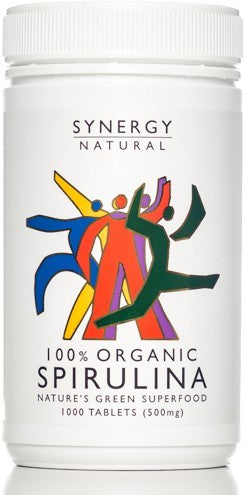 Synergy Natural Organic Spirulina 1000t