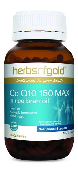 Herbs of Gold CoQ10 150 Max 60c