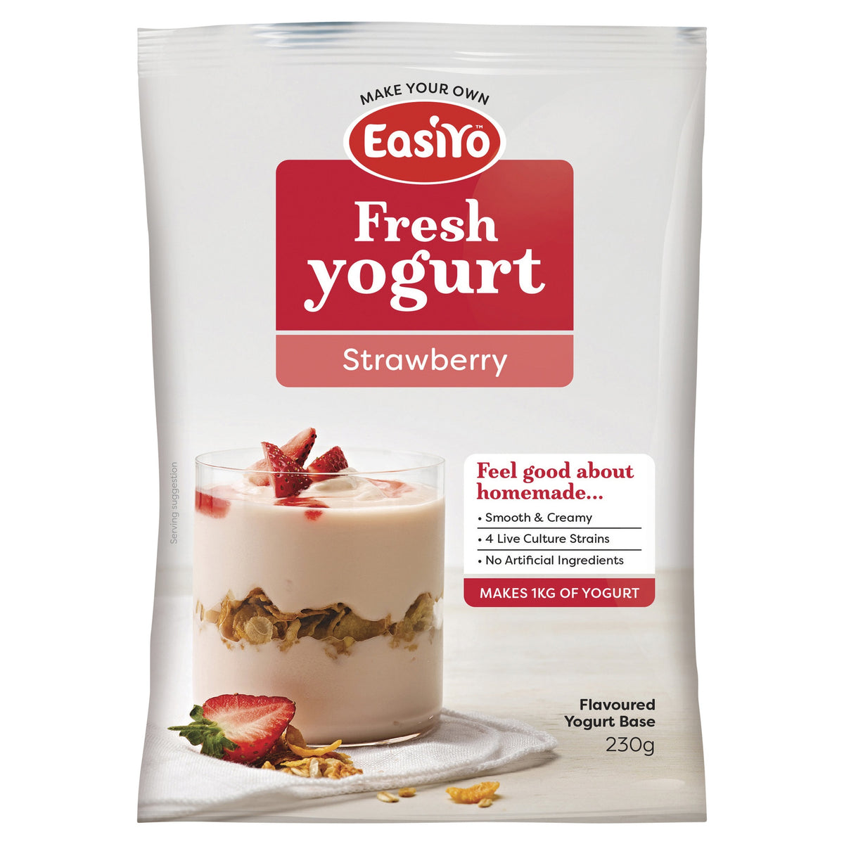 EasiYo Everyday Strawberry 230g