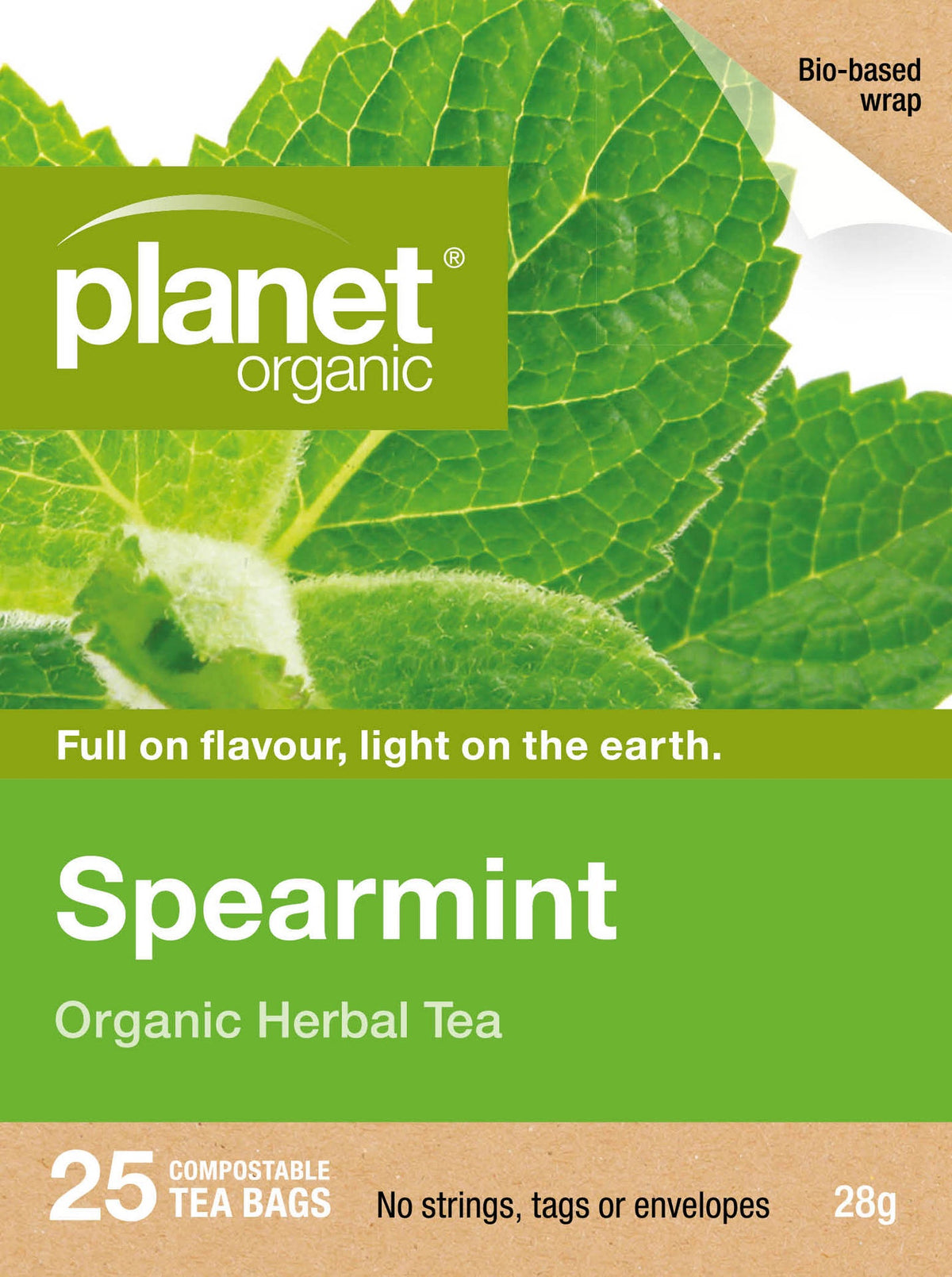 Planet Organic Spearmint x 25 Tea Bags