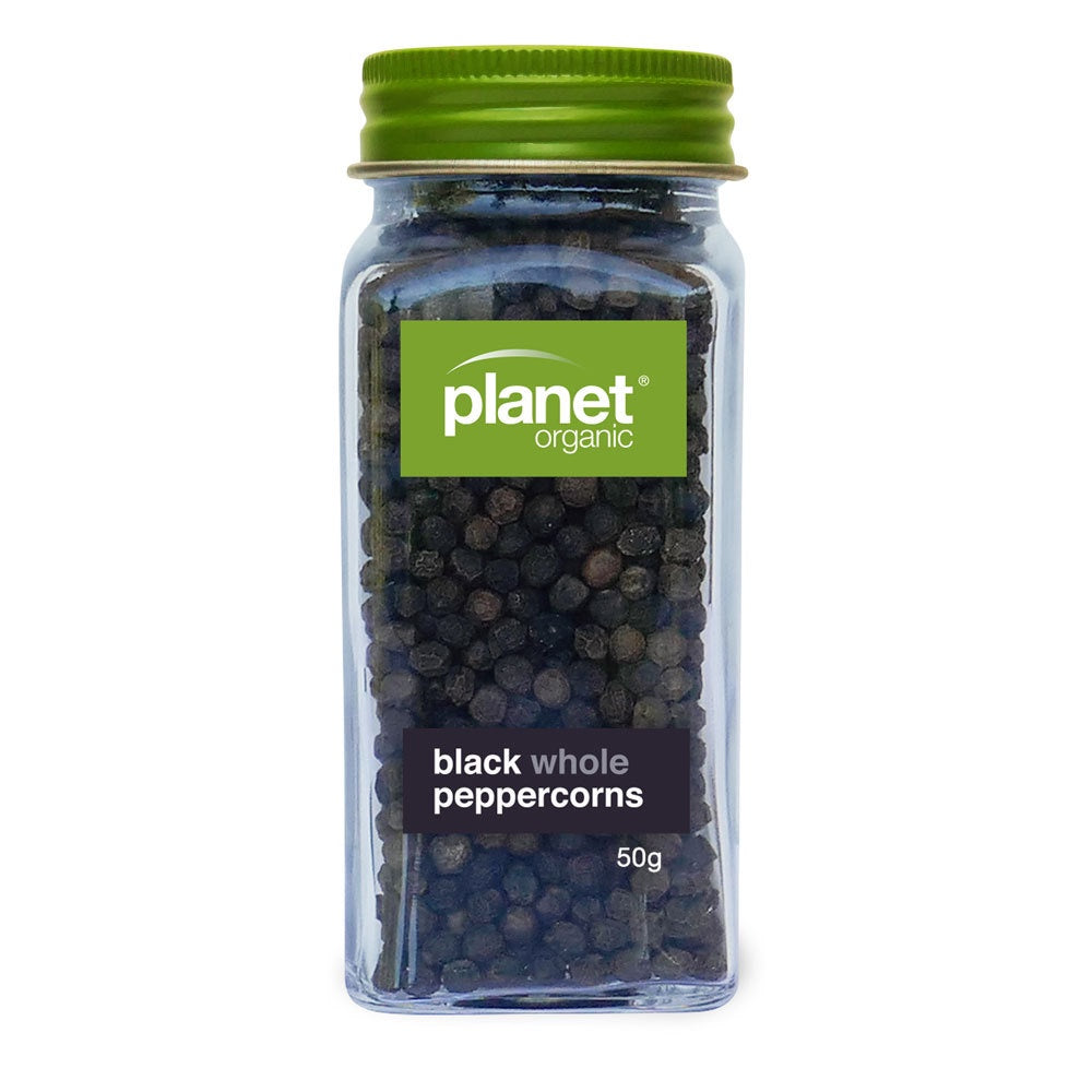 Planet Organic Black Peppercorns 50g